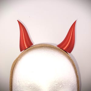 Demon Horns Hair Clips, Pair, 3D Printed