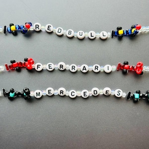 Race car  | f1 inspired beaded choker necklace