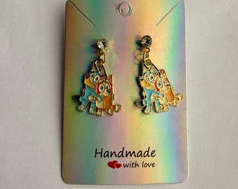 Bluey-Inspired Earrings | Fan-Inspired Jewelry