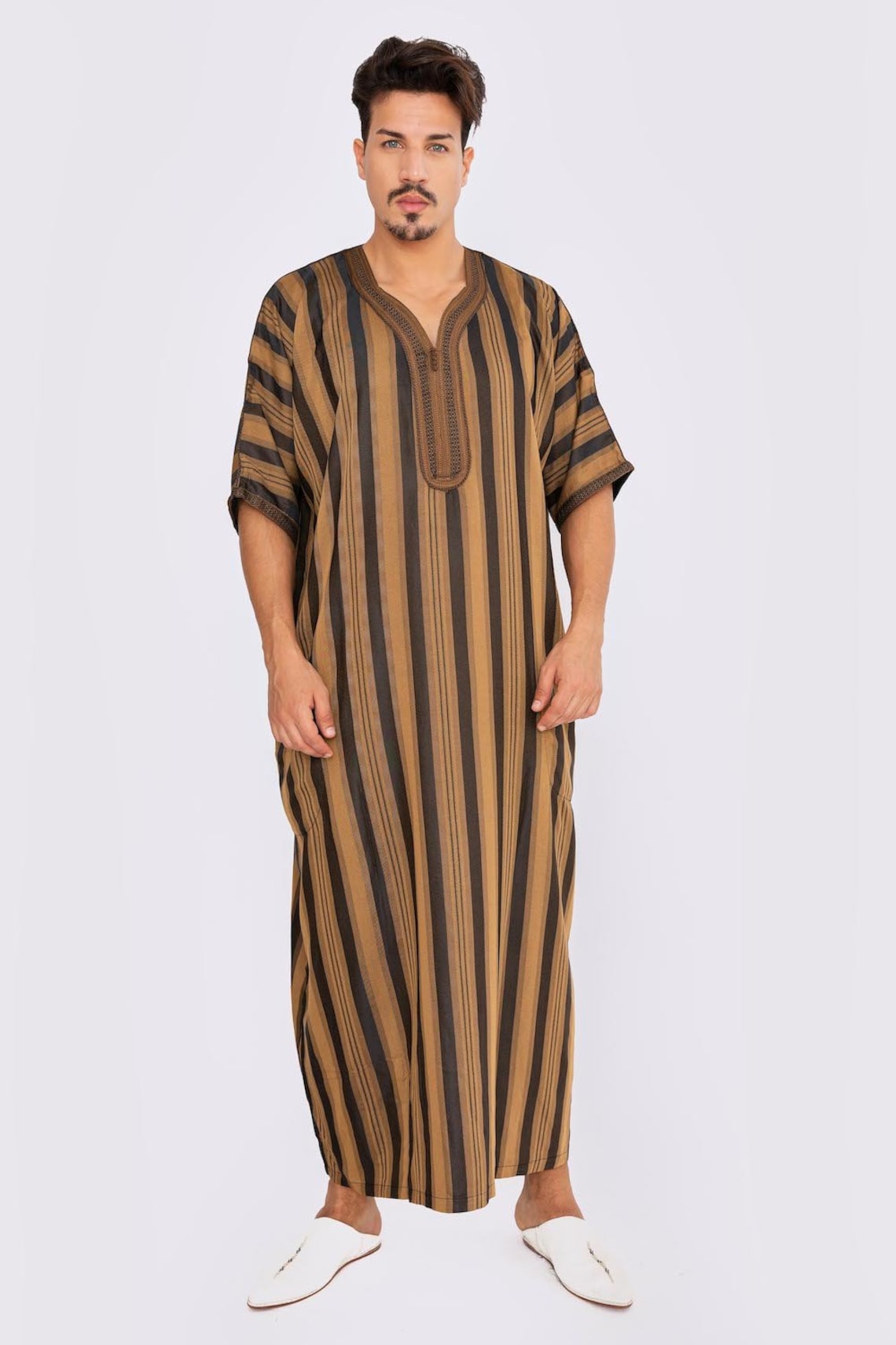 Kaftan for men Moroccan Djellaba Men Caftan hiver kaftan Etsy