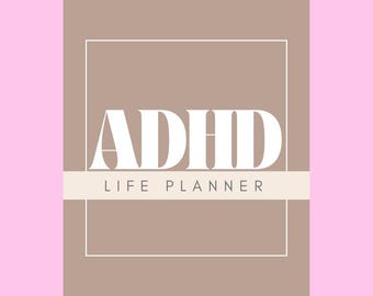 Tan ADHD Life Planner | Neurodivergent Executive Function Tool (Digital Download)
