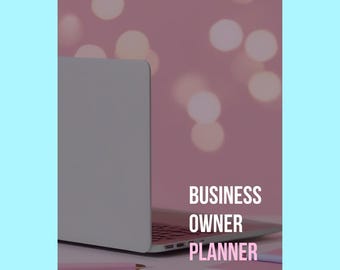 Small Business Planner | Canva Template, Budget & Order Tracker (PDF)