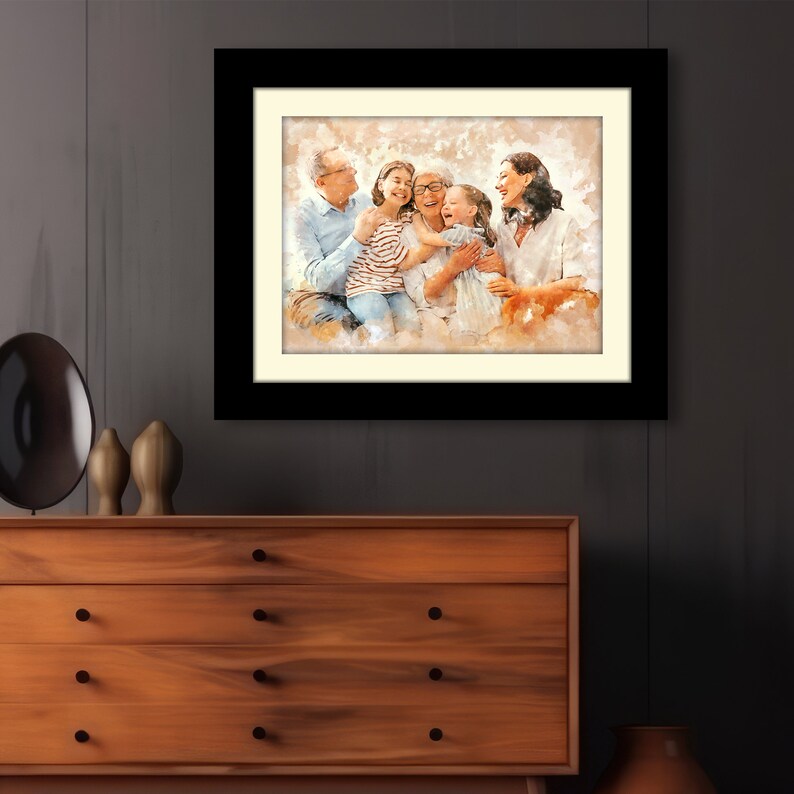 Elevate your favorite photos to art with our Personalized Painting From Photo service. Our talented artists will meticulously hand-paint your treasured photographs, transforming them into unique and beautiful paintings.