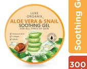 Luxe Organix Aloe Vera Snail Soothing Gel 95 300ml each (Pack of 2)
