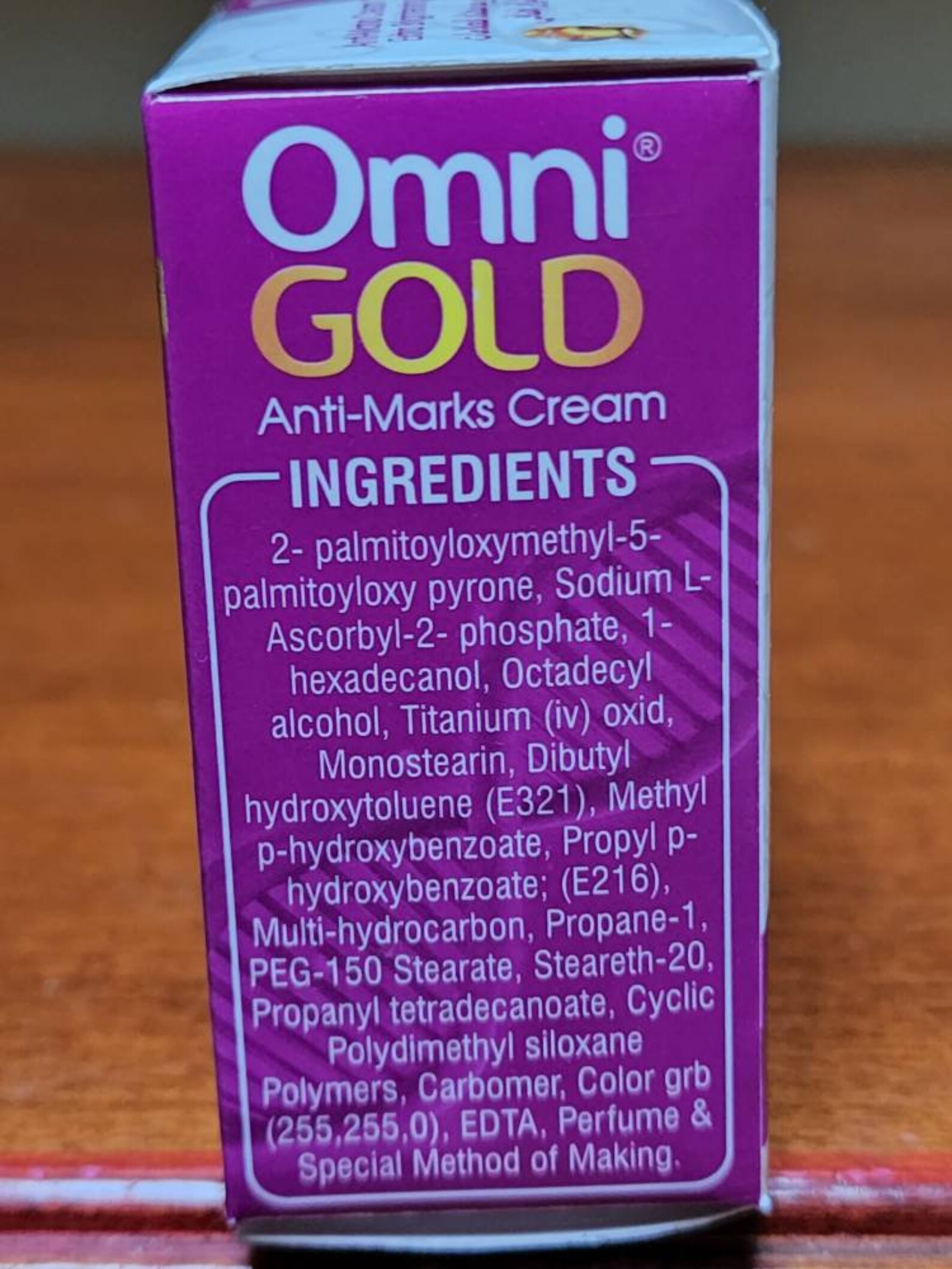 Omni Gold Anti Marks Cream for Freckles Darkspots Extra Etsy