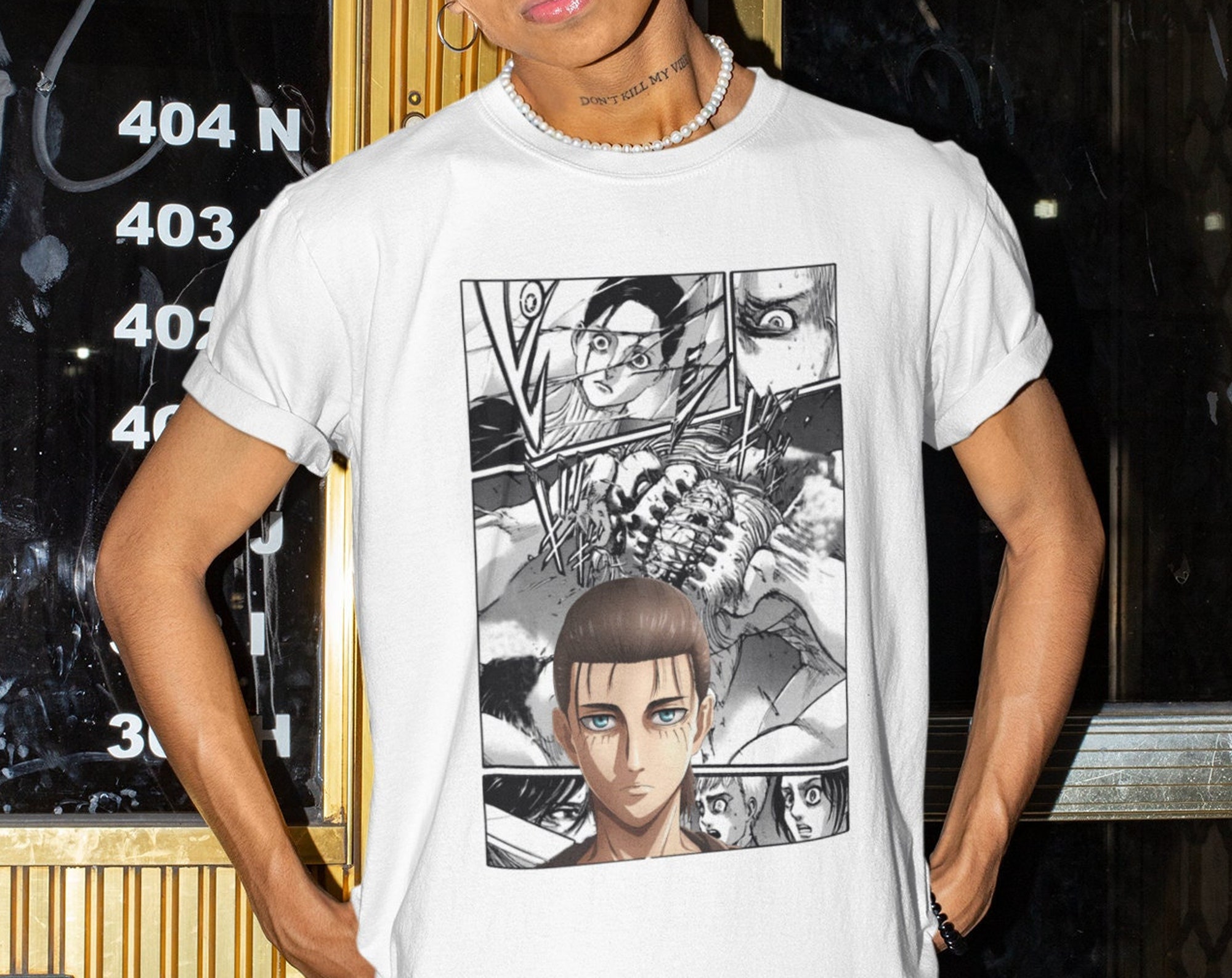 Discover Unisex Attack on Titan Shirt, Eren Yeager Shirt, Levi shirt, anime shirt