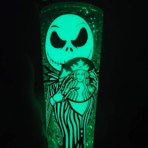 Jack Skellington Snowglobe Tumbler