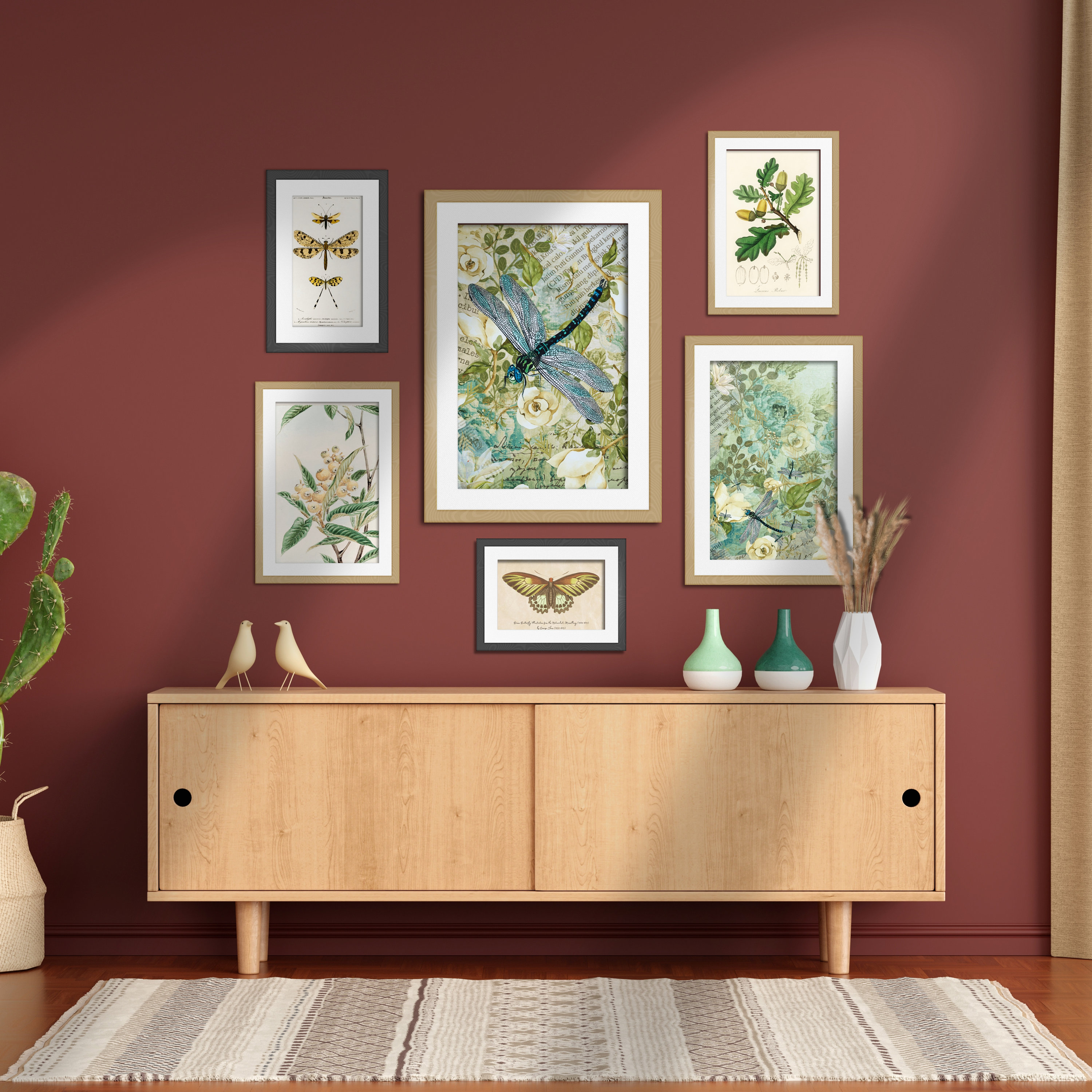 Vintage Gallery Wallset| Printable Vintage Gallery Wall Art Set of 6 ...
