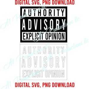 Autorität Advisory SVG PNG Download, Autorität Advisory, Advisory Clipart, Cricut, SIlhouette, Advisory Cut-Bitte Beschreibung lesen