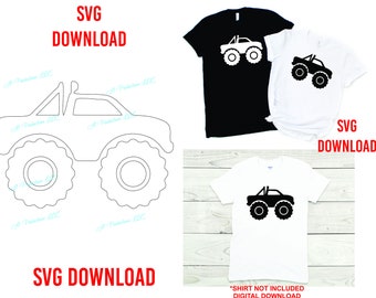 Monster Truck SVG Digital Download - Si prega di leggere la descrizione.