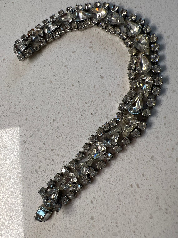Weiss Rhinestone Bracelet Diamante