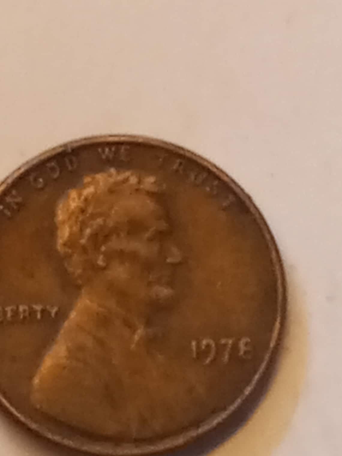 1978 Lincoln penny with no mint mark rare find in good | Etsy
