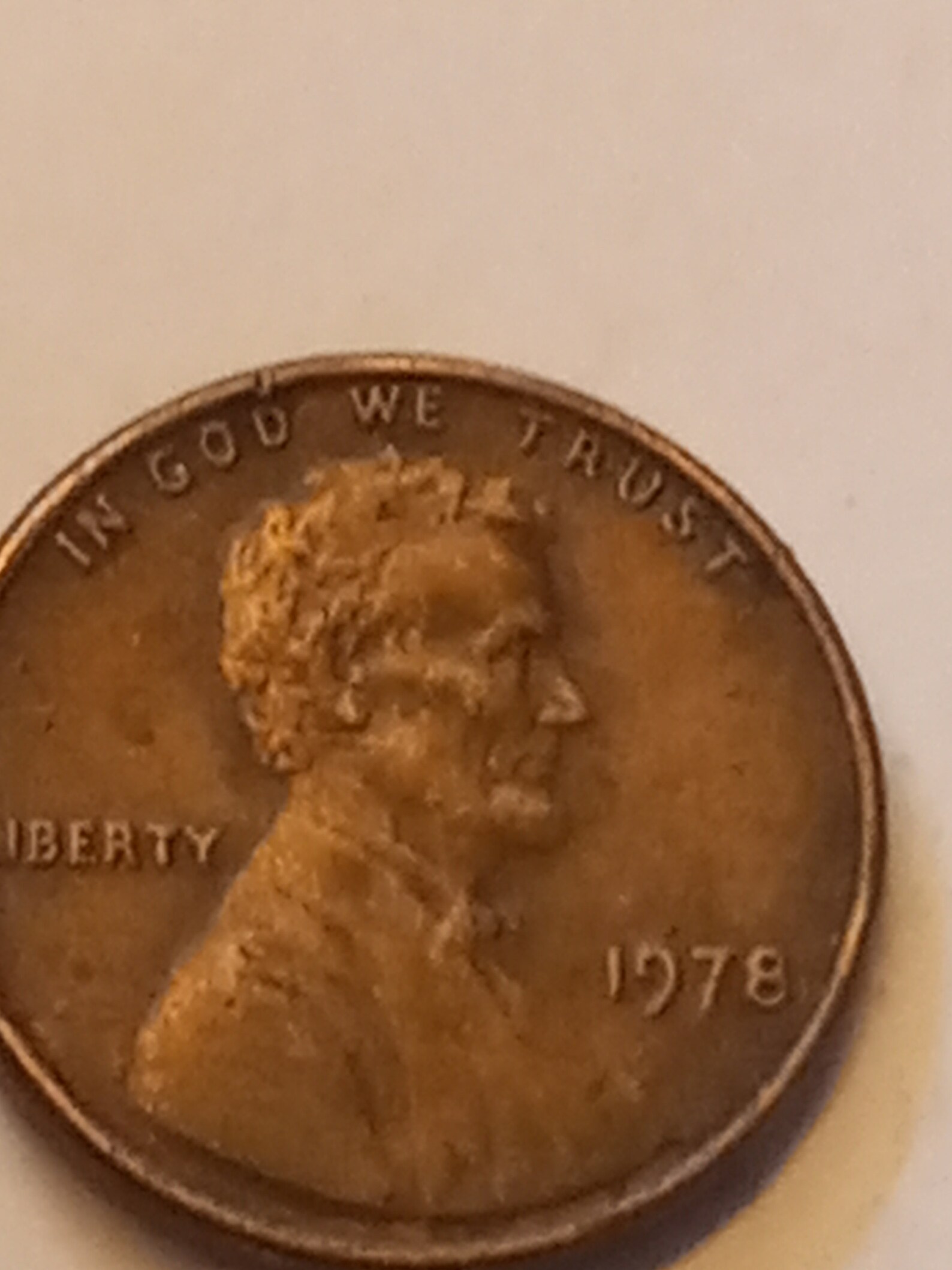 1978 Lincoln penny with no mint mark rare find in good | Etsy