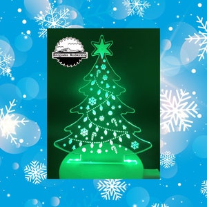 Desktop Acrylic LED Christmas Tree
