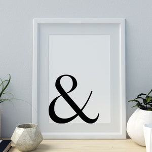 Letter Digital Print, Initial poster, Minimalist Letter Art, Monogram Letter print, Alphabet print, Letter wall print, Digital download