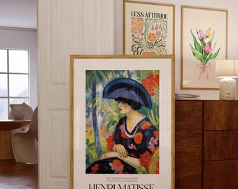 アンリ・マティス「帽子をかぶった女性」｜フォーヴィスム絵画｜現代