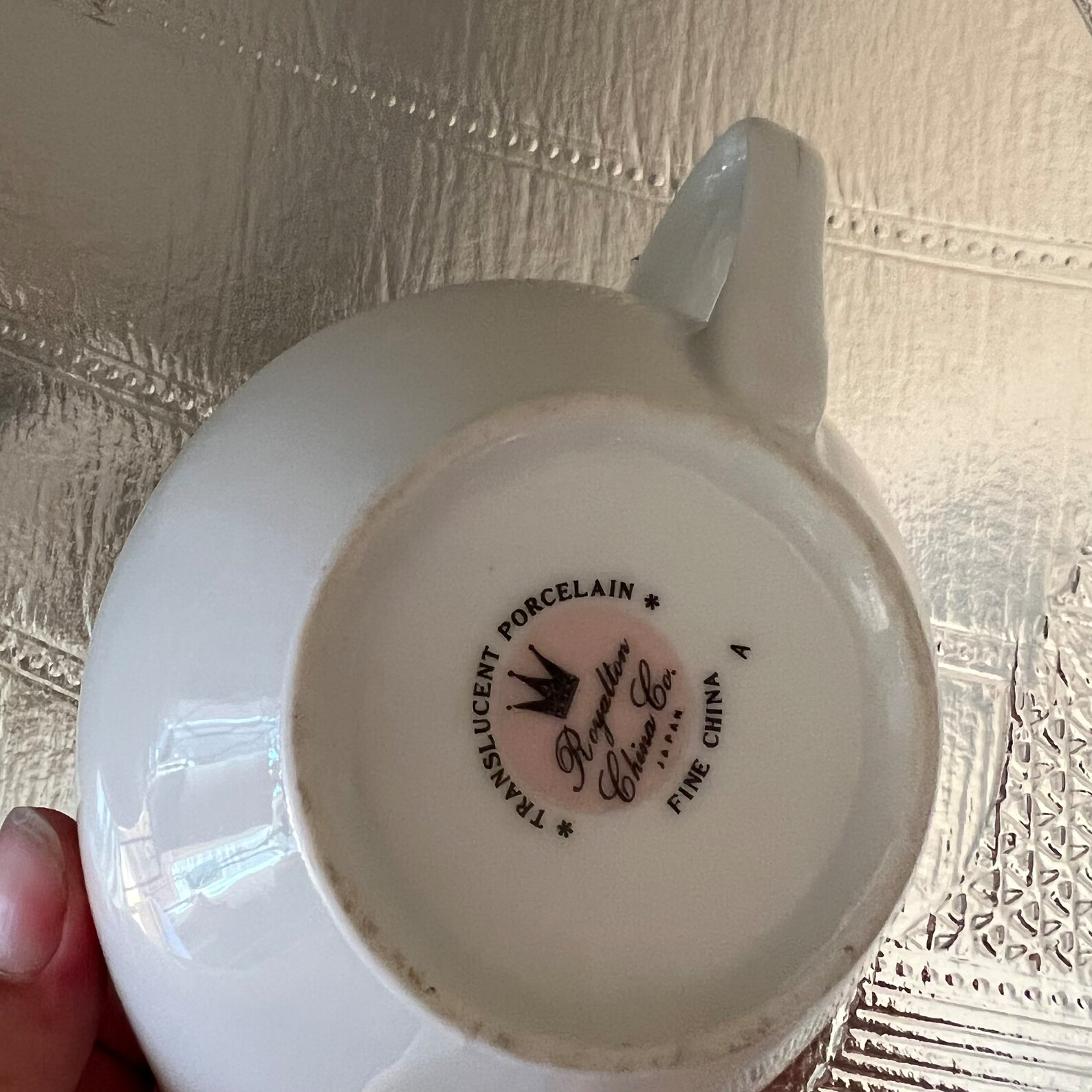 Royalton China CO. Translucent Porcelain Fine China Cream and Sugar ...