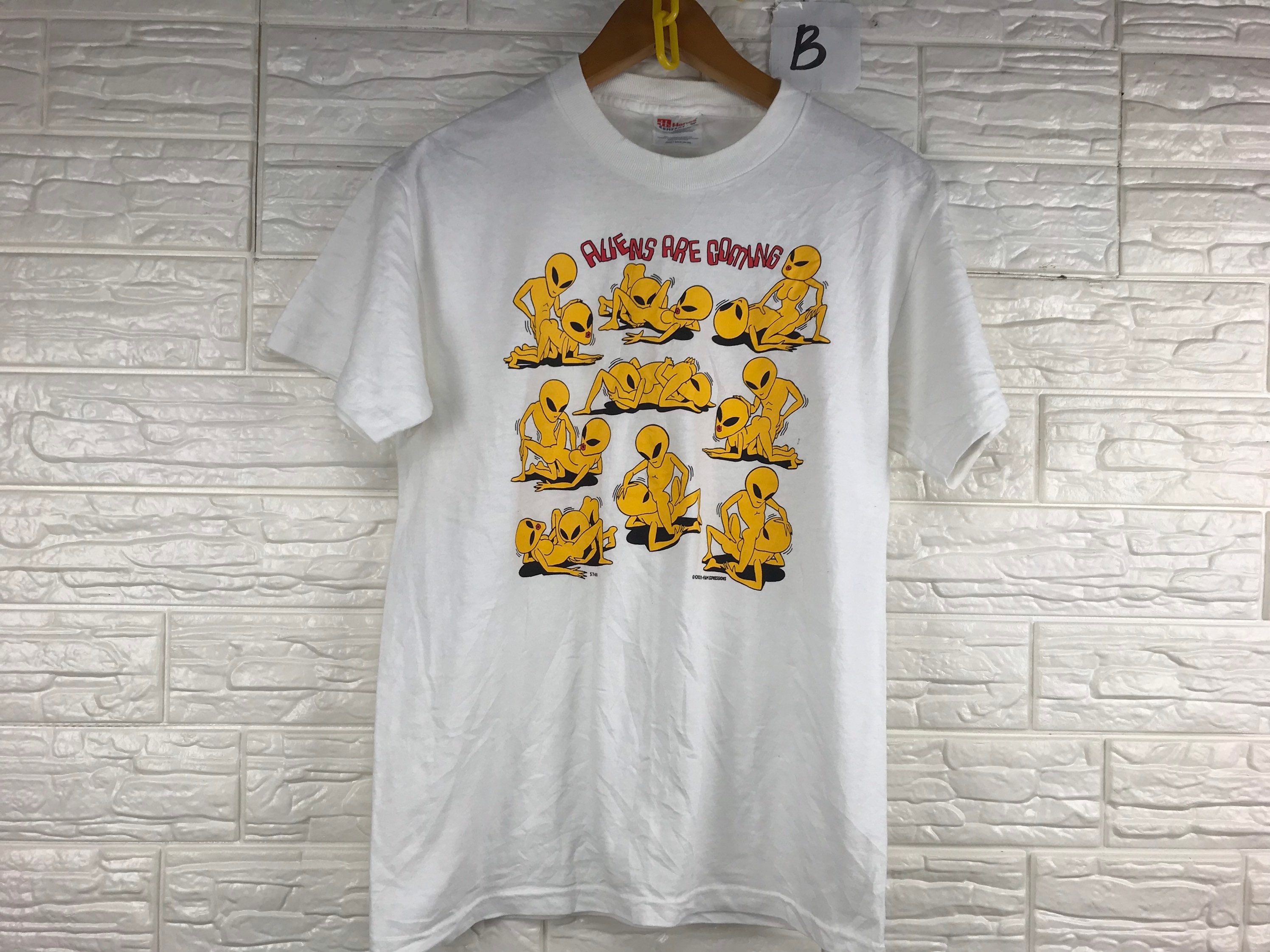 90s ALIENS COMIC tシャツ XL VTG 1994 Aliens T-shirt Comic Movie XL FOTL Single Stitch AS