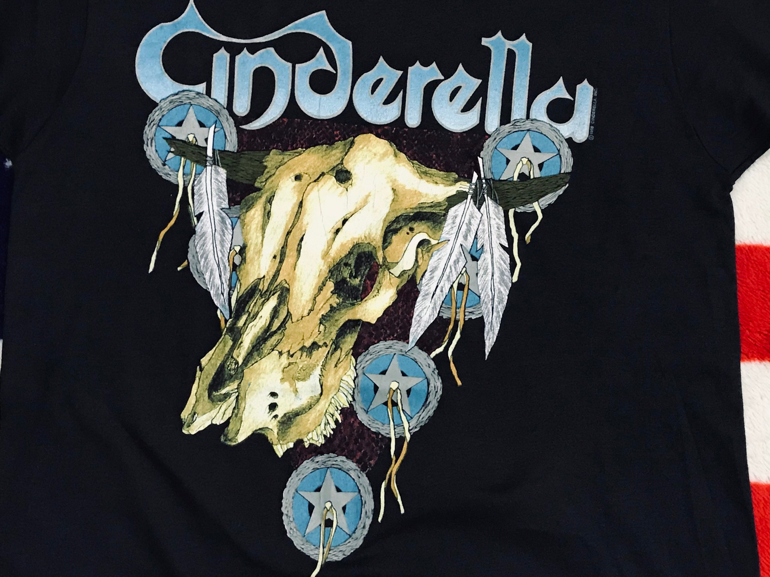 Vintage Cinderella American Glam Metal Long Cold Winter Tour 1988