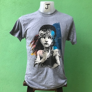 Vintage Les Miserables In Concert Musical Romance 1986 L Size T Shirt