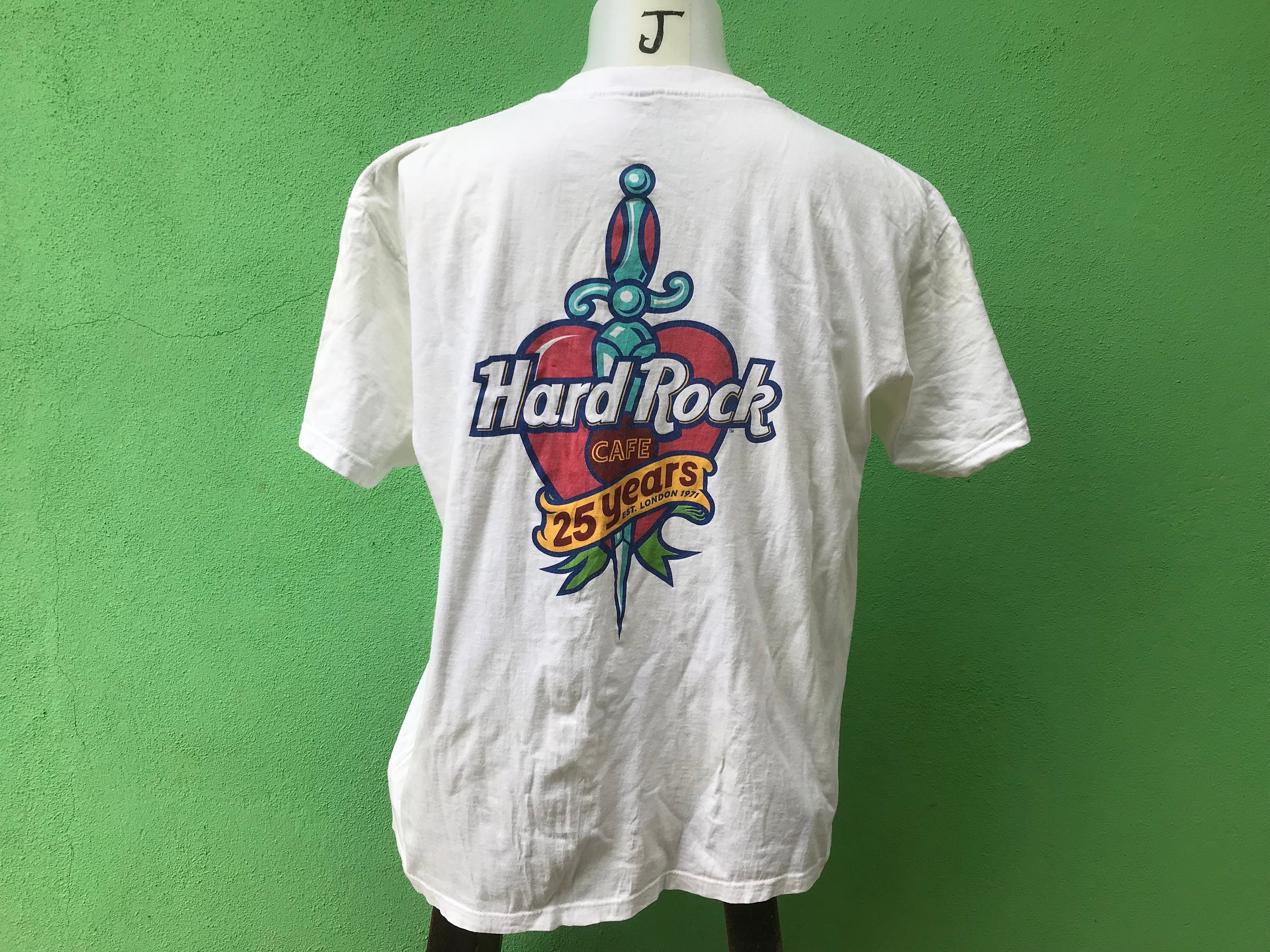 Vintage Hard Rock Cafe 25 Th Anniversary 90s Xl Size T Shirt - Etsy