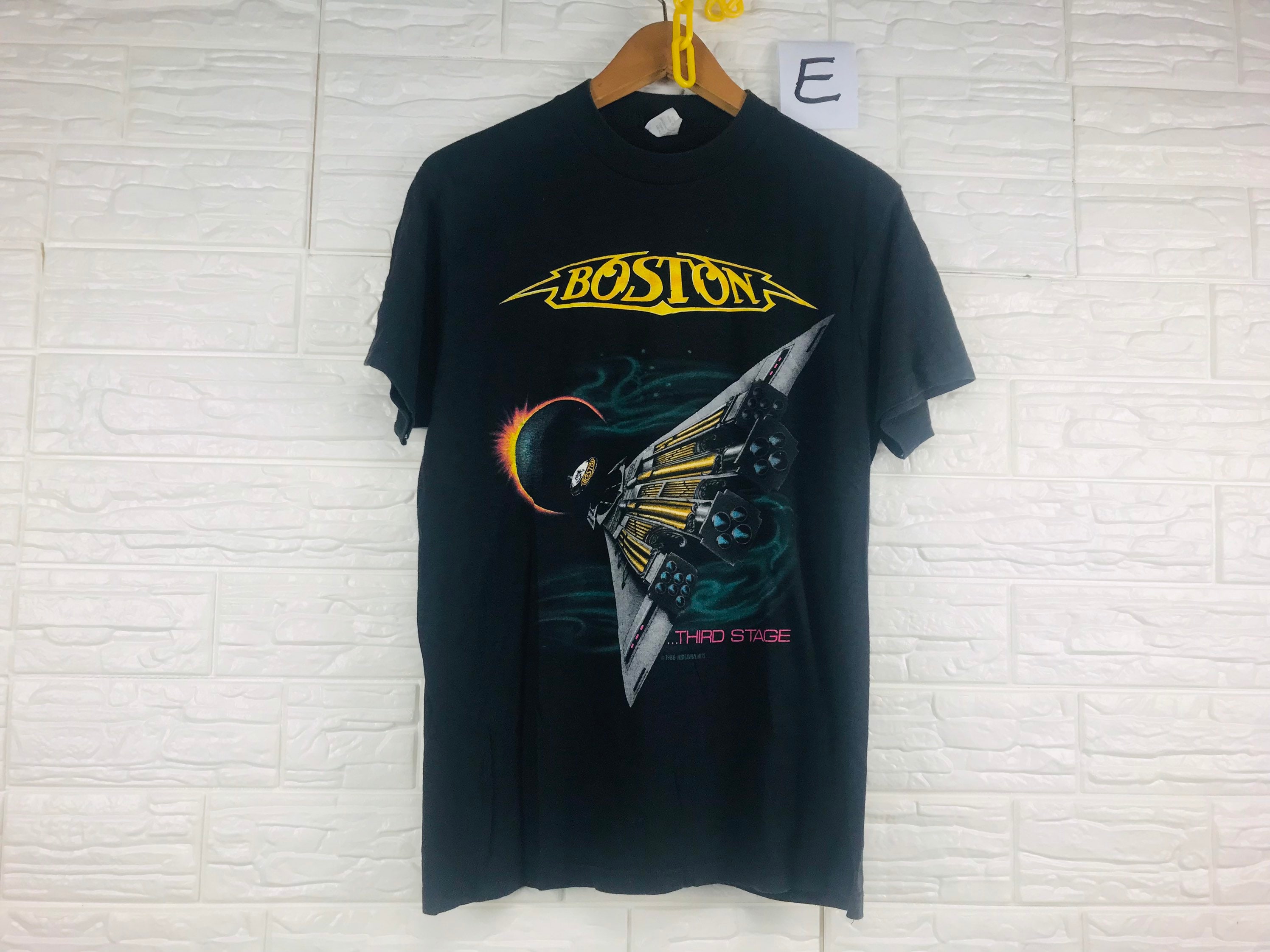 Boston Pops ビンテージTシャツ 1990年7月4日 Vintage Boston American Rock Band Us Tour 1987 L Size T