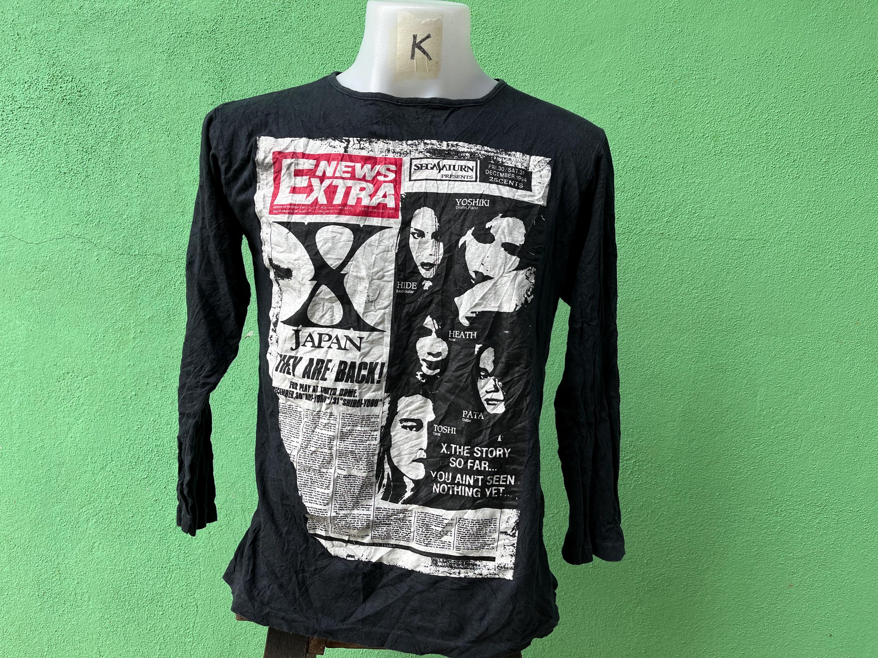 XJAPAN　1994年TOKYODOME　Ｔシャツ X JAPAN Long Sleeve T-Shirt: Tokyo Dome 2Days Live 1994