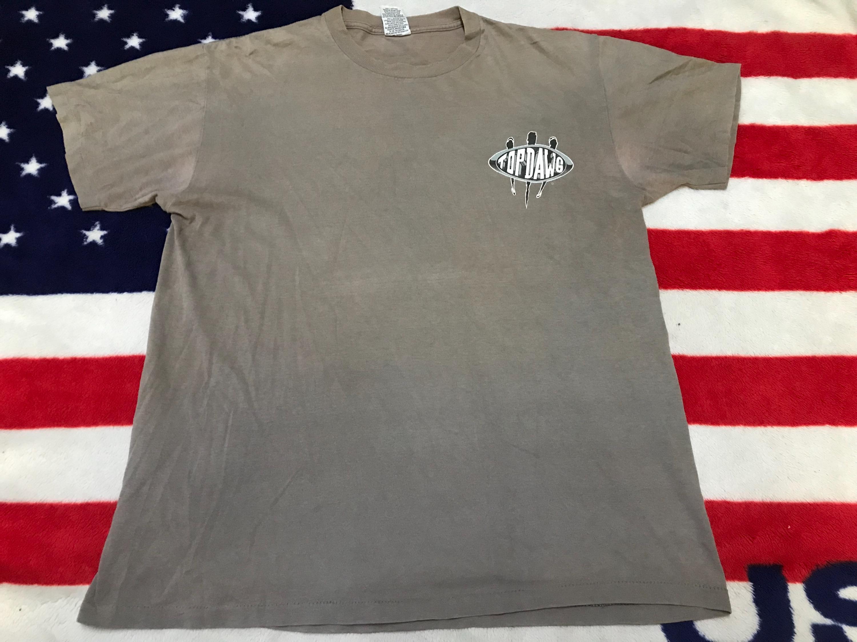 Vintage Top Dawg Get Your Own Dawg.n.hawg 90s L Size T Shirt