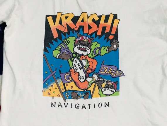 Vintage Krash Navigation American Football 90s Yo… - image 4