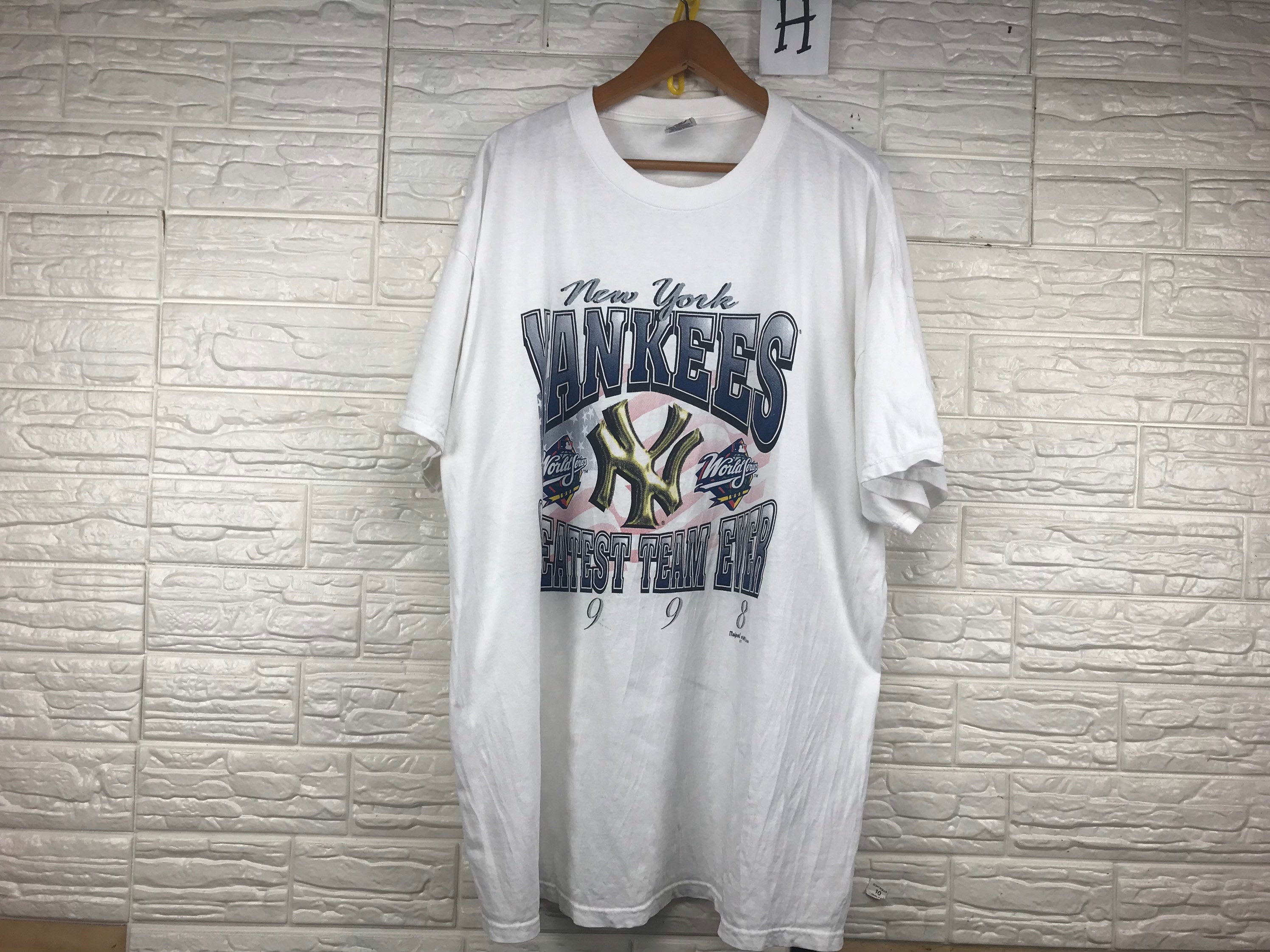 90s NY Yankees World Series Champs 1998 t-shirt Extra Large - The Captains  Vintage