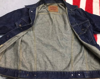 Vintage Levi's Lot 71557 Size 40 Denim Jacket - Etsy