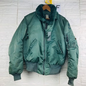Vintage Alpha Industries Us Air Force 80s M Size Flying Jacket
