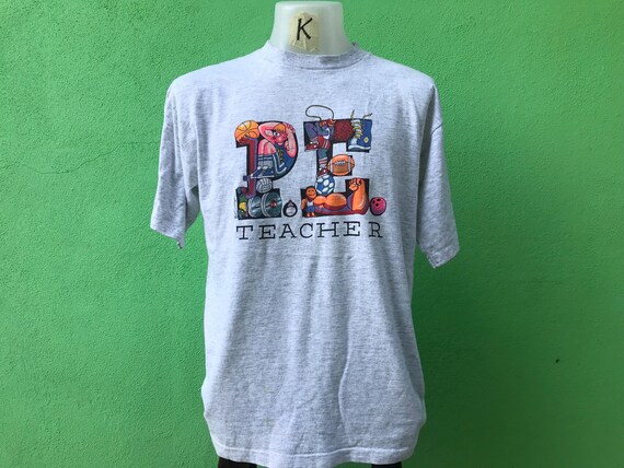 Vintage P.E. Teacher Physical Education 90s L Size T Shirt - Etsy