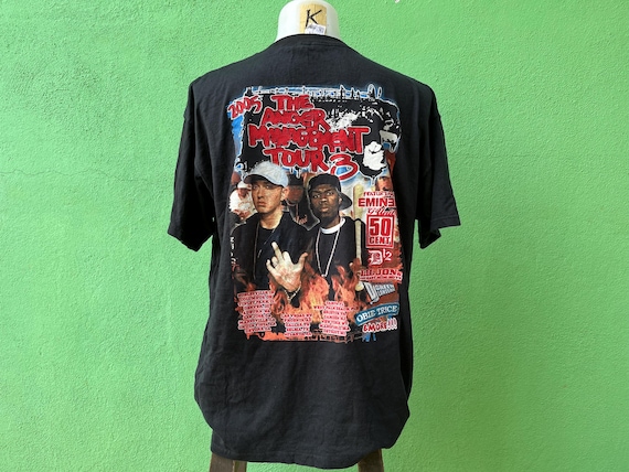 Vintage the Anger Management 2005 Tour 3 Eminem 50 Cent D12 Lil