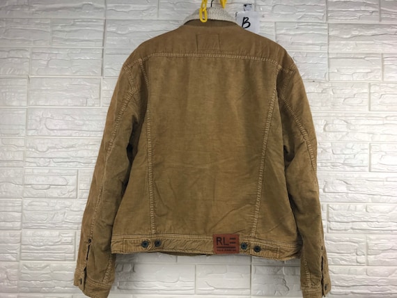 Vintage Ralph Lauren Polo Jean 90s Mens Trucker Jacket