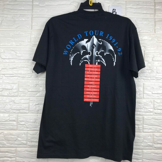 Vintage Queensryche American Heavy Metal World Tour 1991 1992 Xl
