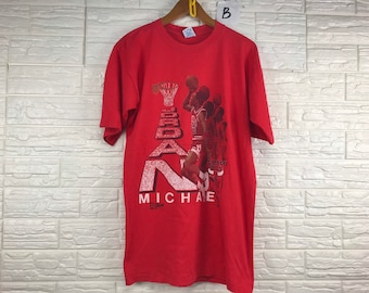 Vintage Michael Jordan Chicago Bulls NBA L Maat T Shirt