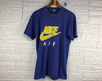 Vintage Nike Air Spellout Big Logo 90er Xl Größe T Shirt