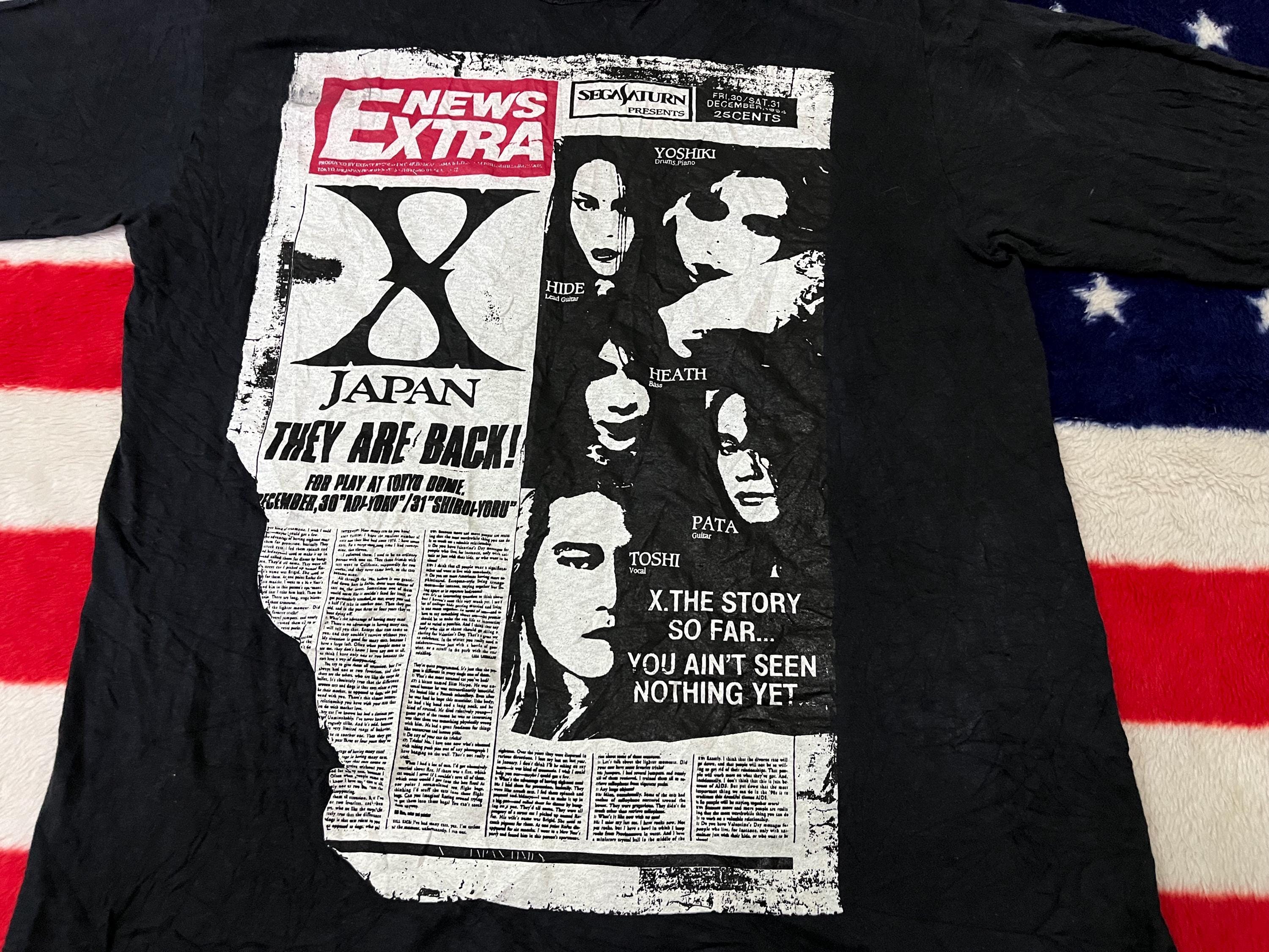Vintage X Japan They Are Back Japanese Rock Band Tokyo Dome