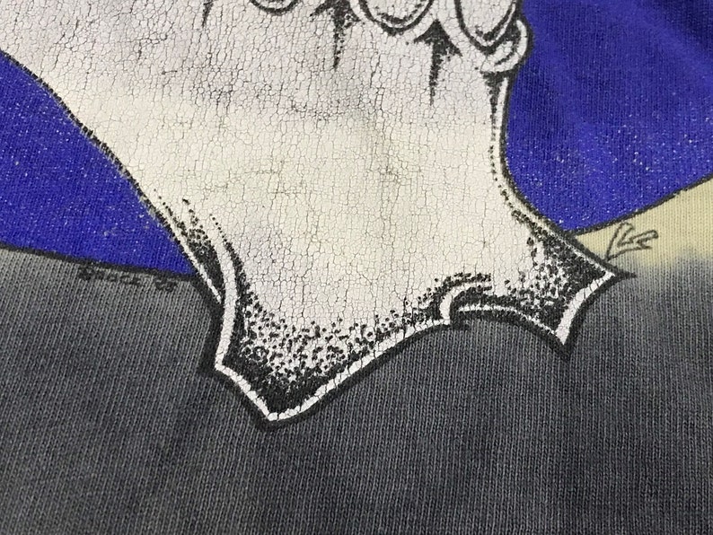 Vintage Skate Rags Big Skull 90s L Size T Shirt Etsy