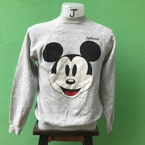 Personagem de desenho animado vintage do Mickey Mouse Walt Disney com estampa dos anos 90 tamanho M