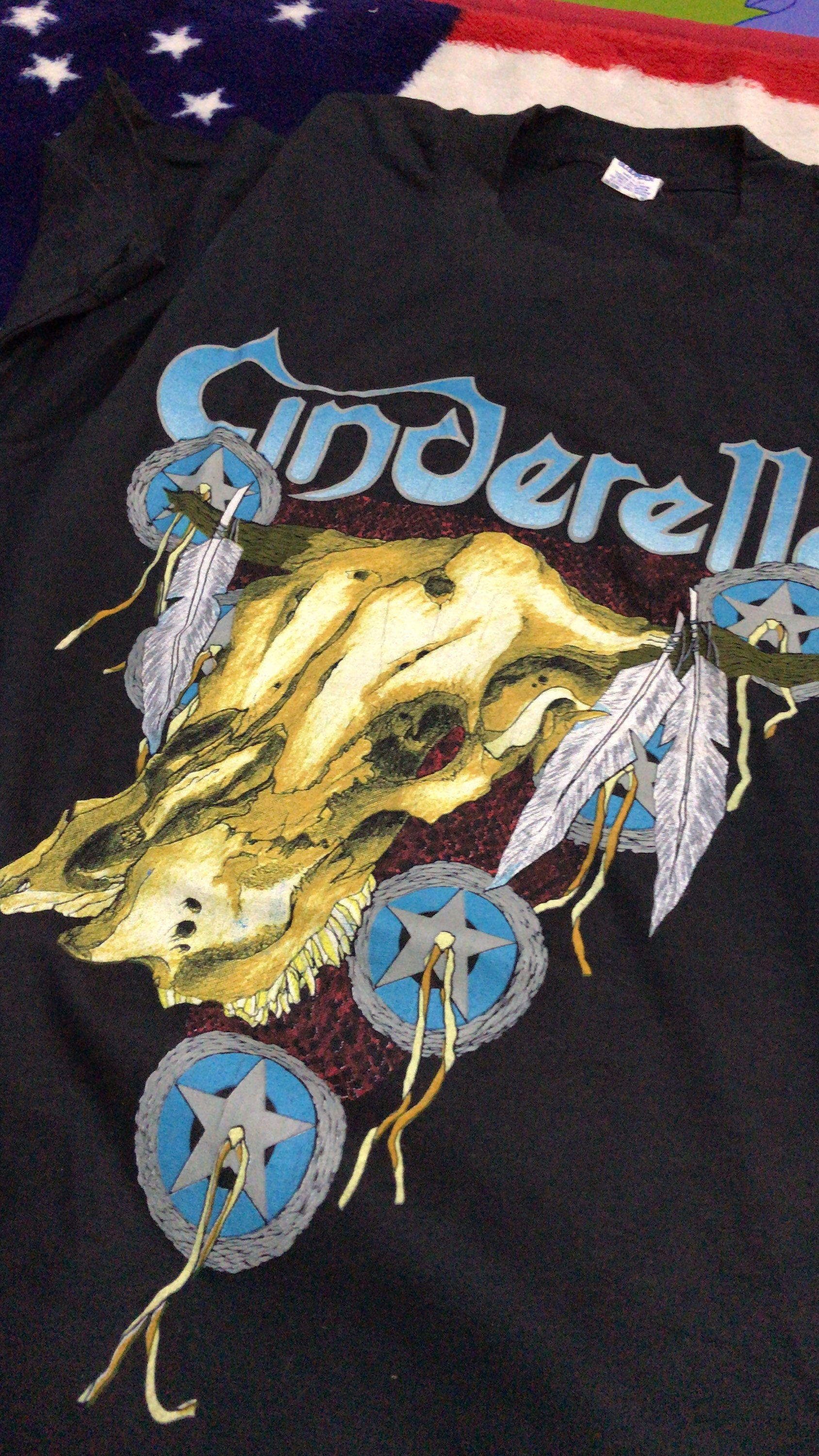 Vintage Cinderella American Glam Metal Long Cold Winter Tour 1988