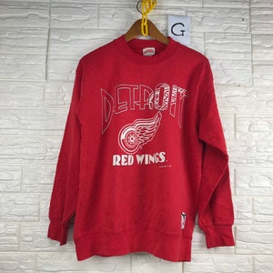 Vintage Detroit Red Wings NHL 90s M Size Sweatshirt