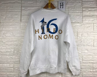 Vintage Hideo Nomo Tornado Warning #16 Los Angeles Dodgers MLB