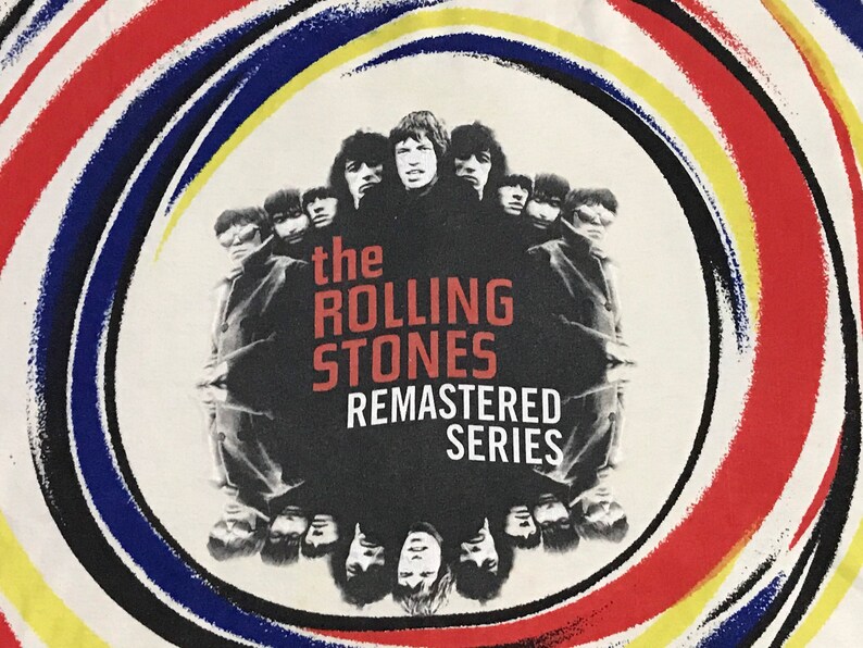 Vintage the Rolling Stones Engine Rock Band Remastered Series Xl Size T