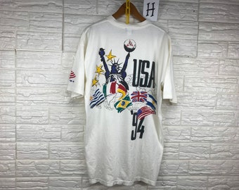 Vintage Umbro 1994 FIFA World Cup Team USA Flag Graphic