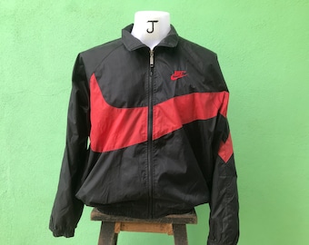 Vintage Nike Big Swoosh 90s  M Size Windbreakers Jacket