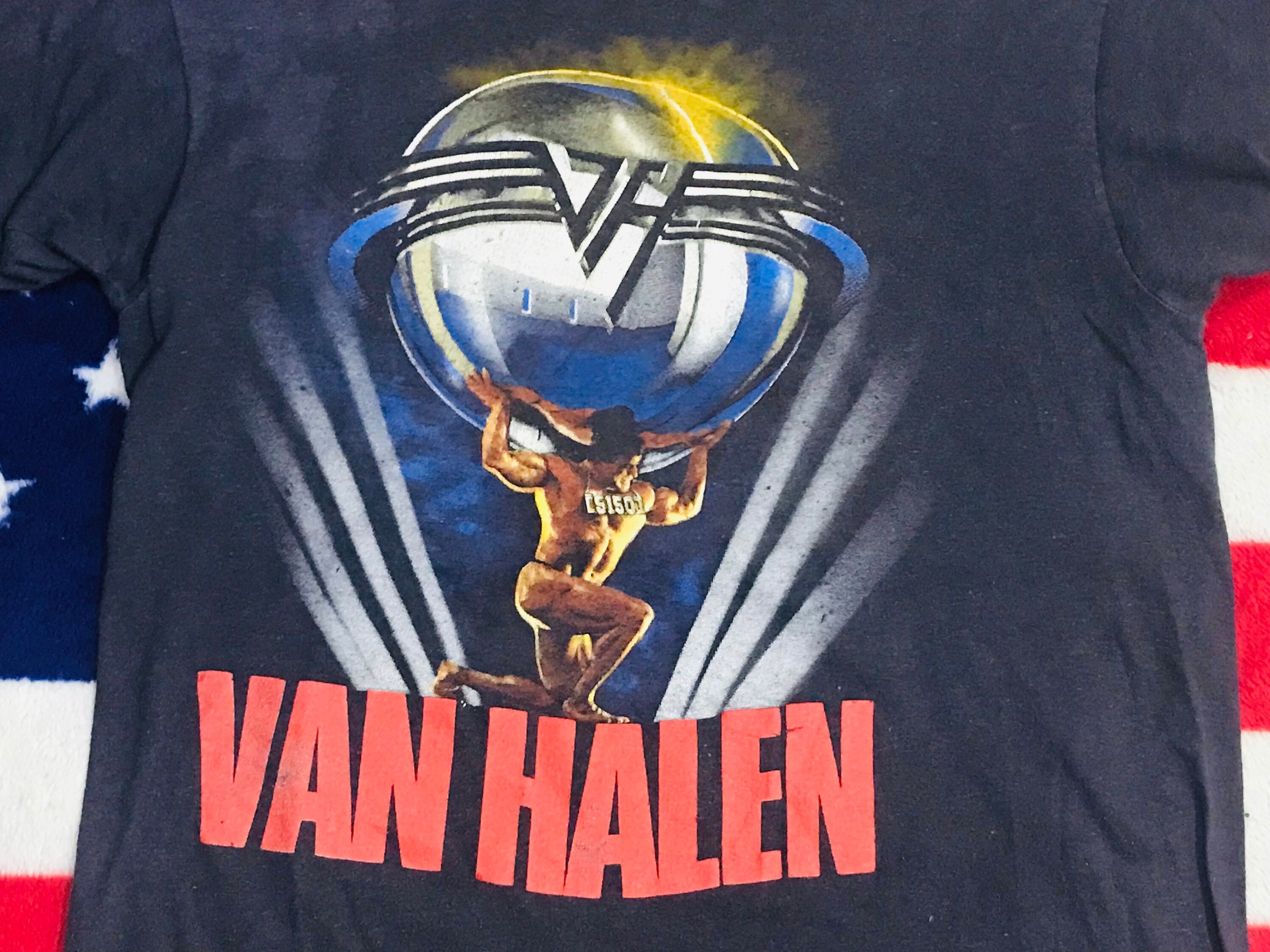 Vintage Van Halen American Rock Band Tour 1986 5150 M Size T