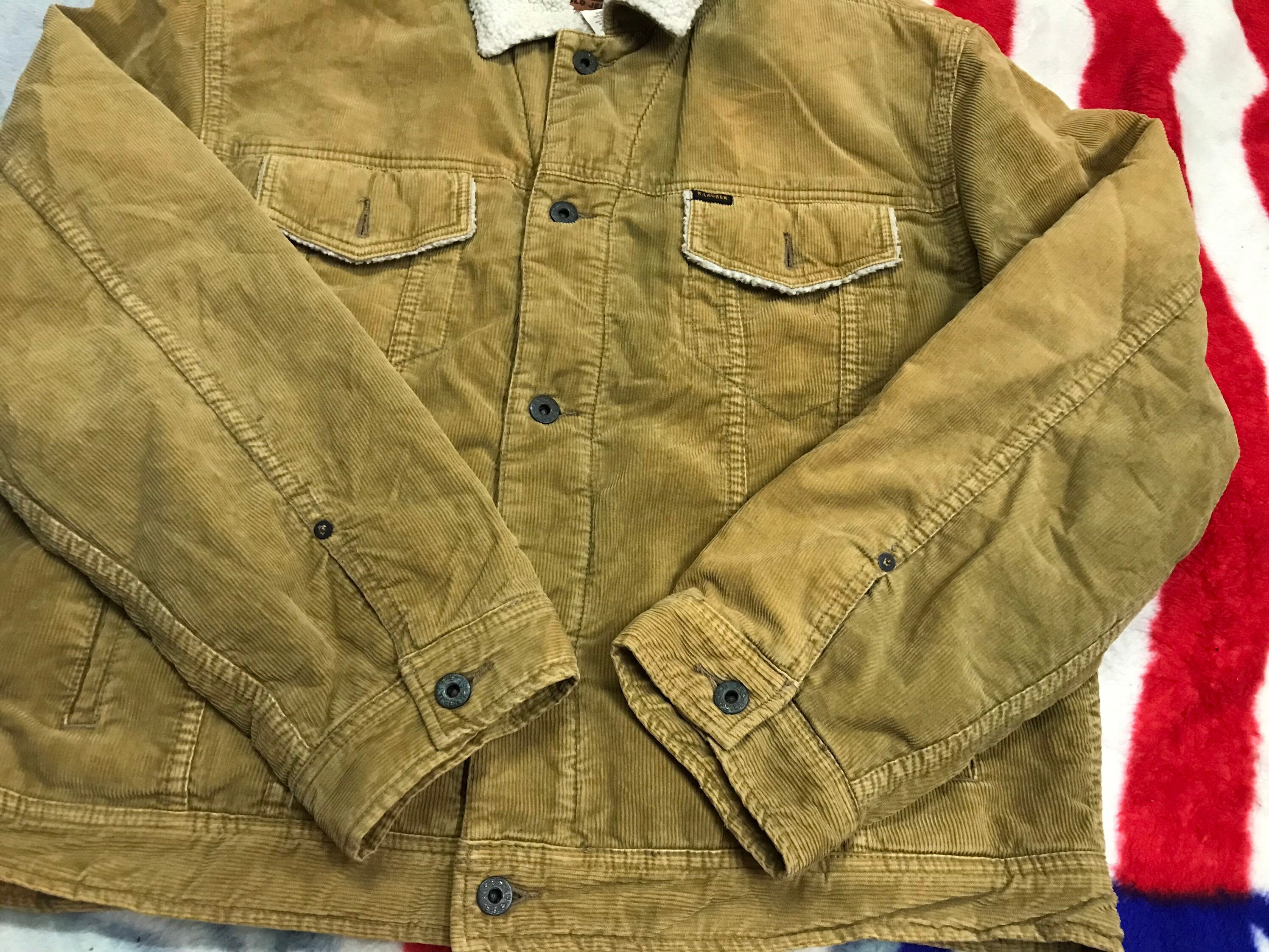 Vintage Ralph Lauren Polo Jean 90s Mens Trucker Jacket