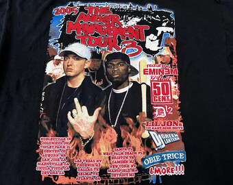 Vintage the Anger Management 2005 Tour 3 Eminem 50 Cent D12 Lil